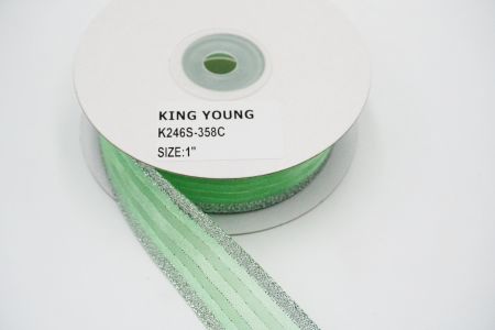 Ultimate Luxury Woven Ribbon_K246S-358G_apple green
